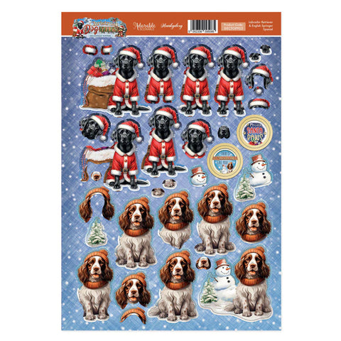 Hunkydory Crafts Labrador Retriever & English Springer Spaniel Decoupage Topper Sheet