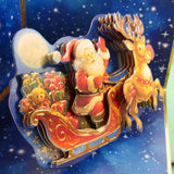 HUNKYDORY CRAFTS Father Christmas Fun Decoupage Topper Sheet
