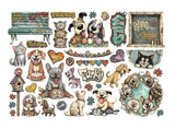 Stamperia Decorative Ephemera For Art And Craft - Furry Friends 2