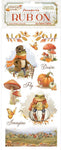 Stamperia Rub-on cm 10,16x21,6 - Whispering woods Mr Frog