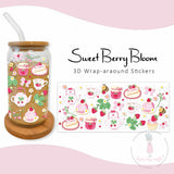 Dress My Craft - Stick N Peel Stickers - Sweet Berry Bloom