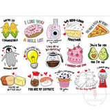 Dress My Craft - Stick N Peel Stickers - Love Talk