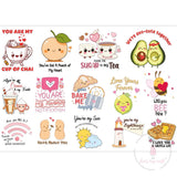 Dress My Craft - Stick N Peel Stickers - Say It Cute