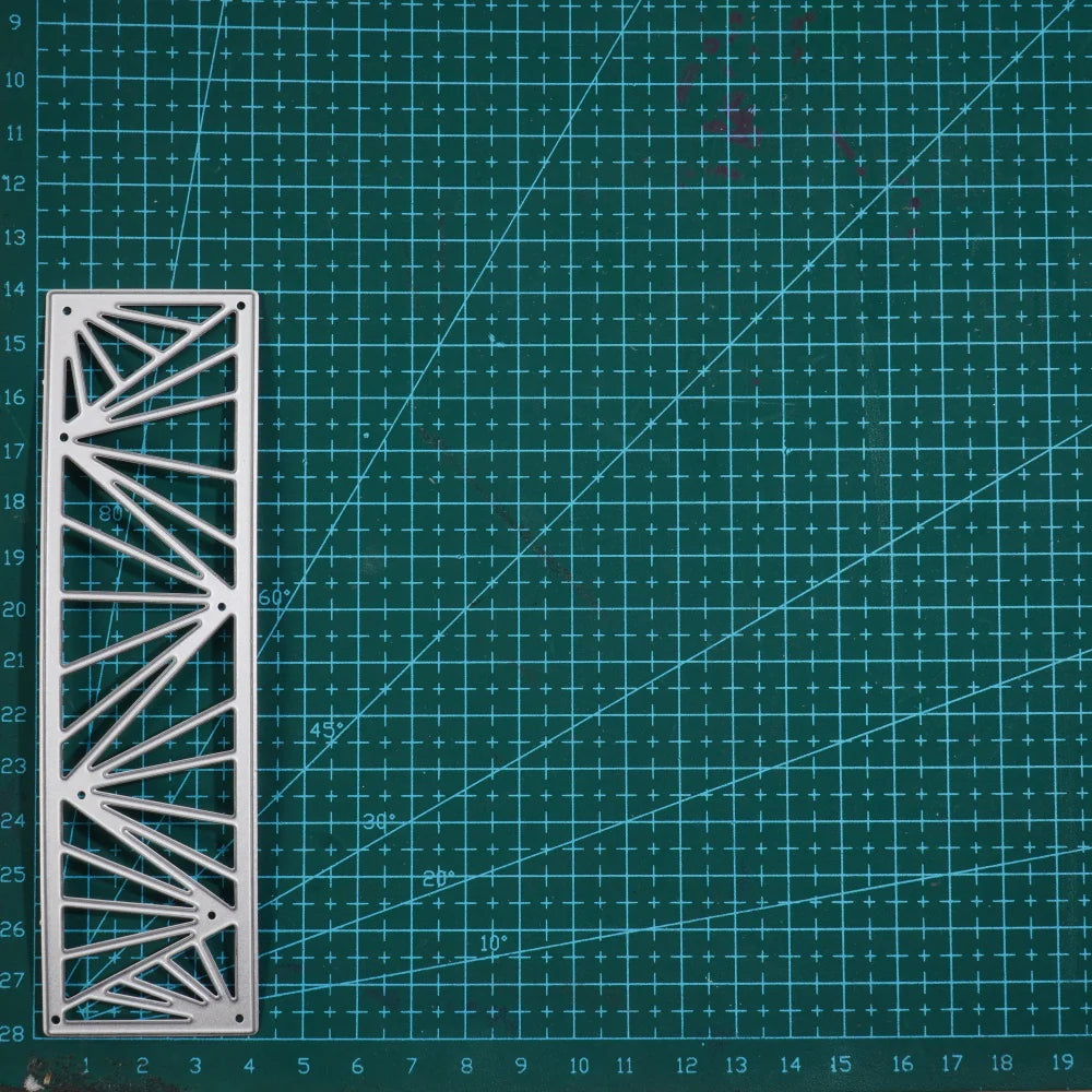 Kokorosa Metal Cutting Dies with Triangle Frame Border – Scrap en masse