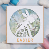 Kokorosa Metal Cutting Dies with Easter Grass Rabbit
