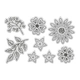 Chloe's Creative Cards Die & Stamp Set - Daisy Elements