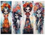 Simply Stated Design - Day Of The Dead Bookmark Sheet
