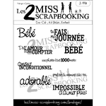 Les 2 miss scrapbooking Kit Bébé/Enfant | Die-cut