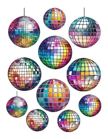 Simply Stated- It's a Vibe Disco Ball Ephemera