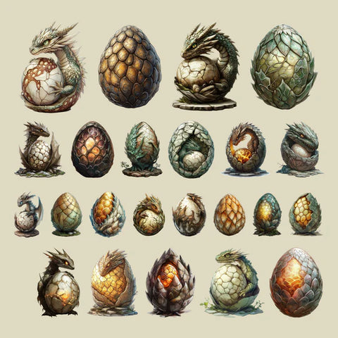Simply Stated- Power In Chaos Dragon Eggs Ephemera