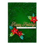 Spellbinders Holiday Floral Swag 3D Embossing Folder from the Christmas Collection