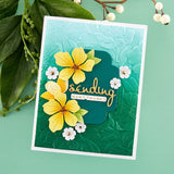 Spellbinders Four Petal Floral 3D Embossing Folder from the Four Petal Collection