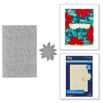 Spellbinders Playful Poinsettia 3D Embossing Folder & Die Set from the Simon's Snow Globes Collection by Simon Hurley