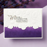 Spellbinders Luxe Backdrop and Border 3D Emboss & Cut Folder From the Mirrored Arch Collection