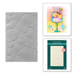 Spellbinders 3D Embossing Folder Happy Hour Lush Leaves