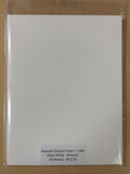 Neenah 110lb Classic Crest Cardstock 8.5"X11" Solar White Smooth (PER 25 sheets)