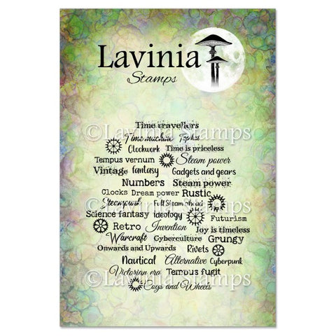 Lavinia - Steampunk Script Stamp ''to be retired''