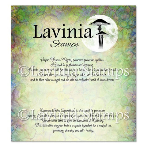 Lavinia - Thyme & Rosemary Words Stamp-3979