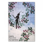 Lavinia Stamps Red Berry Wreath Stamp