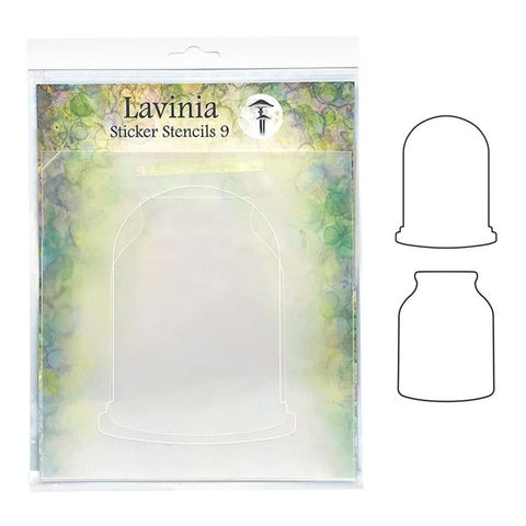 Lavinia - Sticker Stencils 9 Moon Jar Collection.