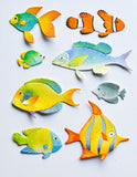 Memory Box Ocean Fish 3D Embossing Folder and Matching Dies
