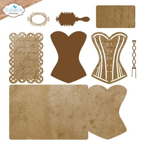 Elizabeth Craft  -Die, Laced Up (Fits Passport + Passport XL + Square XL)