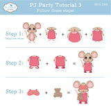 Elizabeth Craft PJ Party Die