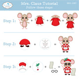 Elizabeth Craft Santa and Mrs. Claus Die
