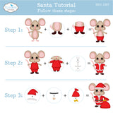 Elizabeth Craft Santa and Mrs. Claus Die