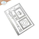 Elizabeth Craft Designs Die, Wavy Page & Lamppost