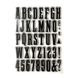Elizabeth Craft - Clear Stamp, Bold Alphabet