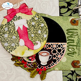 Elizabeth Craft Designs Clear Stamp, Seasonal Textures