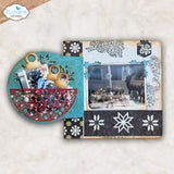 Elizabeth Craft Designs Clear Stamp, Seasonal Textures