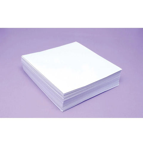 HUNKYDORY CRAFTS Bright White 100gsm Envelopes -Size 6 x 6 - Approx 50