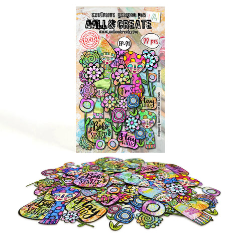 AALL & Create  Ephemera Die-Cuts -Bohemians