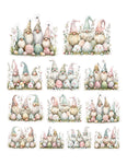 Simply Stated - Easter Gnomies Ephemera Pack