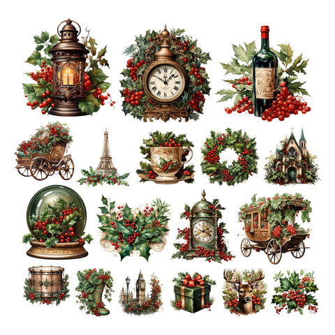 Simply Stated Victorian Christmas Ephemera