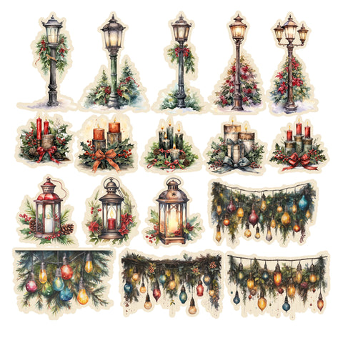 Simply Stated - Christmas Chalet Greenery Ephemera