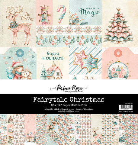 Paper Rose Fairytale Christmas 12x12 Paper Collection
