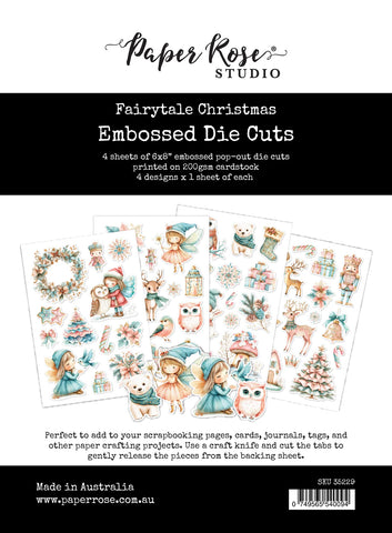 Paper Rose View   Fairytale Christmas Embossed Die Cuts