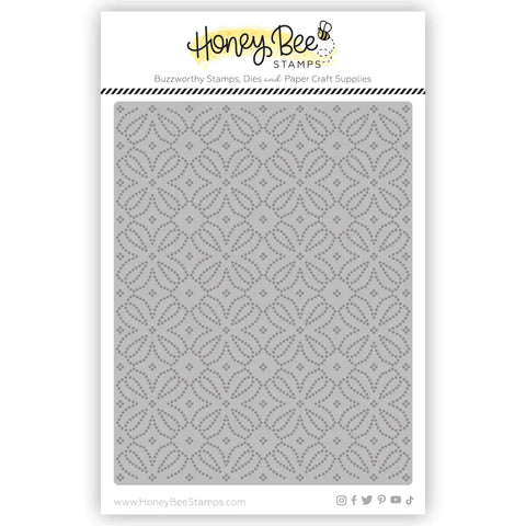 Honey Bee Stamps Fall Flourish A2 Pierced Cover Plate - Honey Cuts