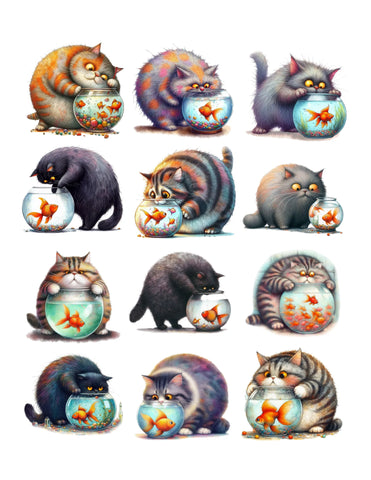 Simply Stated - Fat Cat Ephemera Pack