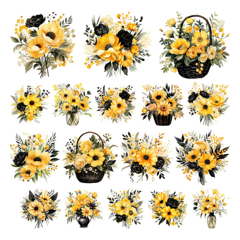 Simply Stated - Sweet Like Sunshine Floral Ephemera