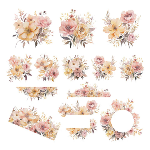 Simply Stated- Vintage Chic Floral Ephemera