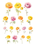 Simply Stated-Sweet Summer Florals Flower Ephemera