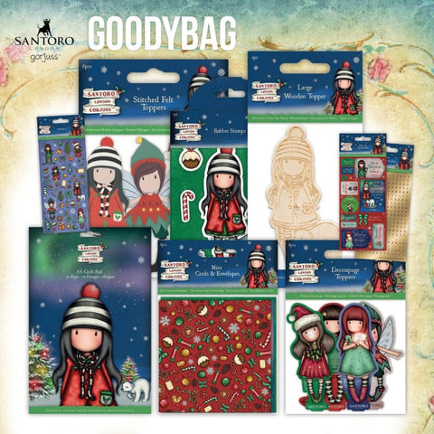 Santoro's Gorjuss Goddy Bag Christmas Collection 9pcs