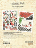 Graphic 45 Rub-on Transfers, Merry-ful Greetings
