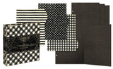 Graphic 45 Check Binder Album with Interactive Pages, Black
