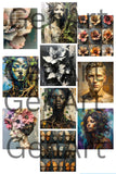 GenArt Album Collage Racines et papier / Roots and Paper