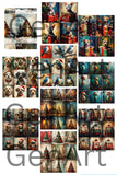 GenArt Album Collage Noël en Collage pour cartes volume 2